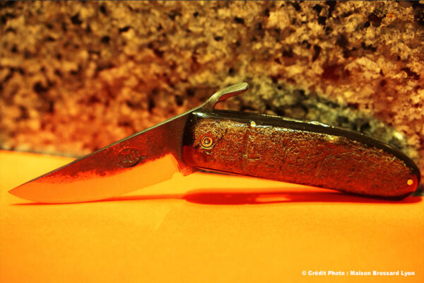 Citadel. Lame Brut de Forge. Acier carbone. Manche en corne de buffle 2