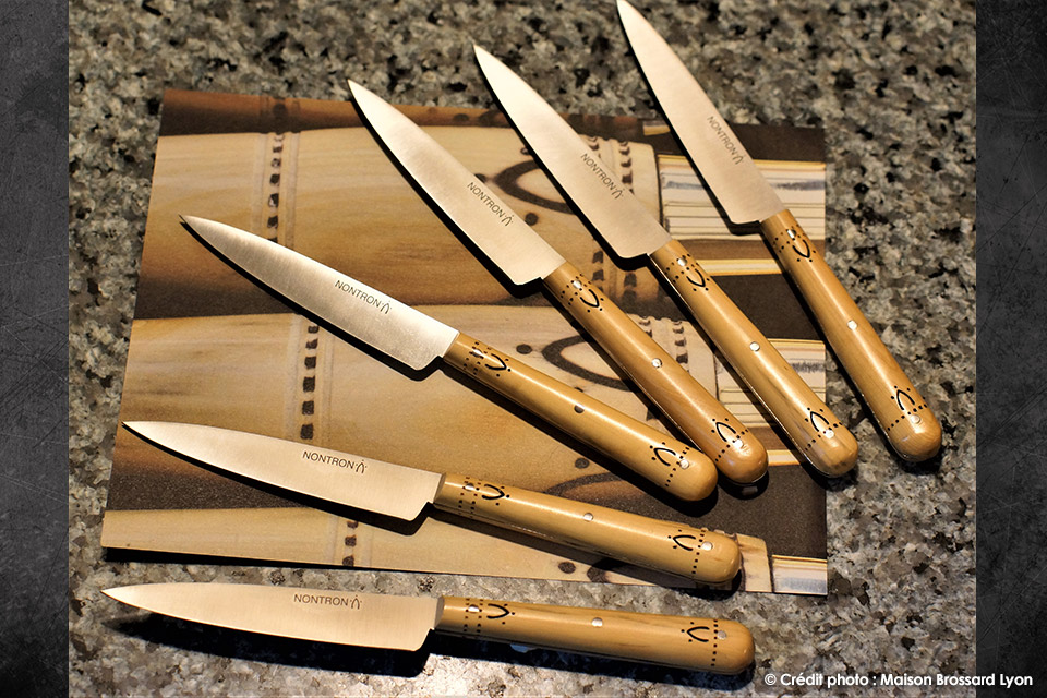 Couteaux Forge de Laguiole, Coffret 6 couteaux de table manche