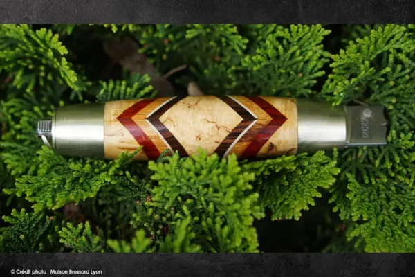 Le Tonneau Bouleau Coccobolo Bois de serpent palissandre Lame inox 12C27