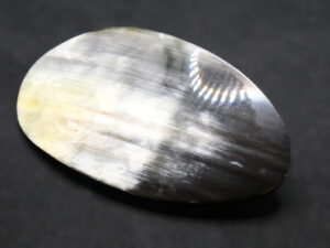 barrette ovale L sombre