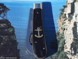 Couteau Le London Manche en Corne Lame Acier Inox