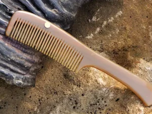 peigne a barbe corne veritable demeloir fin