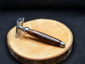 Rasoir de sûreté Gentleman Barbier Noyer Peigne fermé (3)