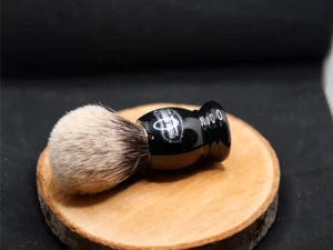 Blaireau Brossard Noir Gris Européen (1)