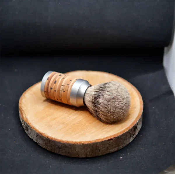 Blaireau Mühle Bouleau Gris Européen (3)