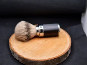 Blaireau Mühle Noir et Chrome Gris Européen (2)