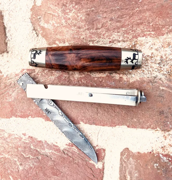 Couteau le Tonneau Palissandre par J M RENAUD (4)