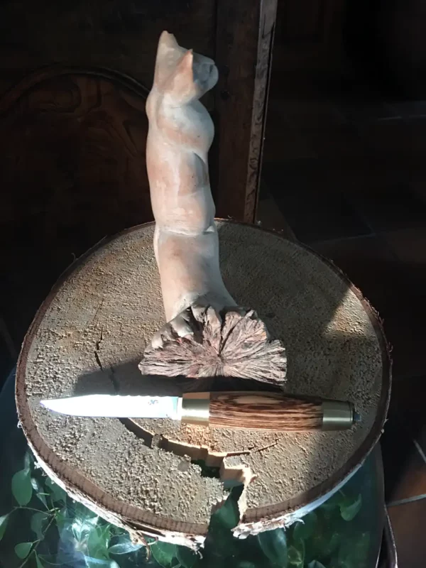 Couteau le Tonneau Zébrano par J M RENAUD (2)