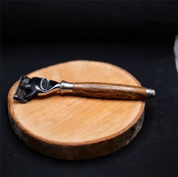 Rasoir Gentleman Barbier Manche Zèbrano (3)