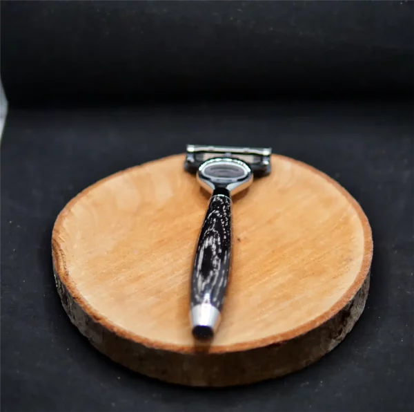 Rasoir Mühle Manche Chêne Fossilisé (1)