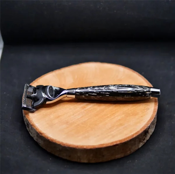 Rasoir Mühle Manche Chêne Fossilisé (3)