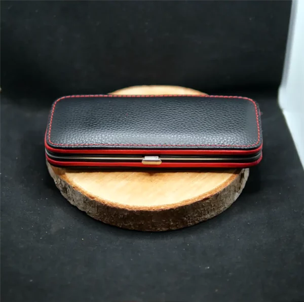 Trousse Manucure Dreiturm 5 pièces Pochette Cuir de veau souple (1)
