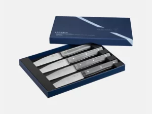 Coffret de 4 couteaux de table Facette Ardoise Microdenté 2