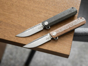 Böker Solingen Catalyst Damas Inox 110 couches Manche Micarta Roulement à billes 03
