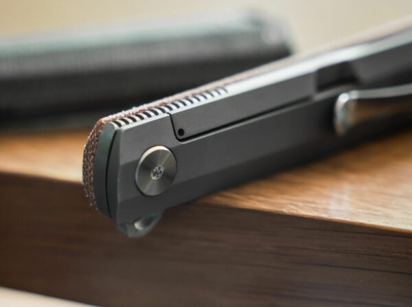 Böker Solingen Catalyst Damas Inox 110 couches Manche Micarta Roulement à billes 05