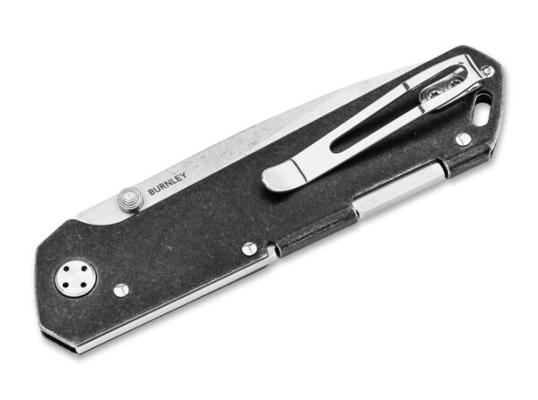 Böker Solingen Kihon Bifold Acier Magnacut manche acier Inox 02