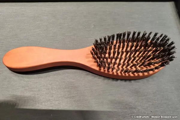 Brosse à cheveux Keller Poirier 7 rangées Soies Sanglier