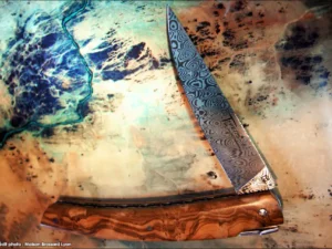 couteau de thiers Pirou lpupe olivier damas inox vinland