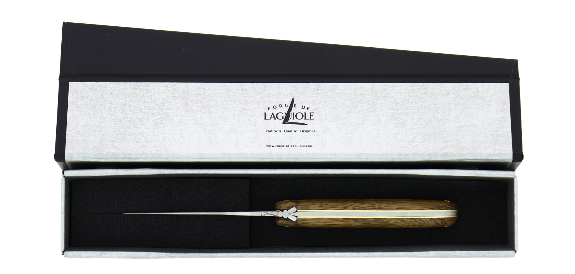 le laguiole d ici ig 12cm plein manche en coeur de chene subfossile 07