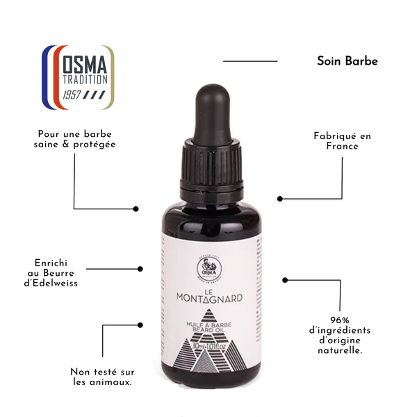 le montagnard huile a barbe