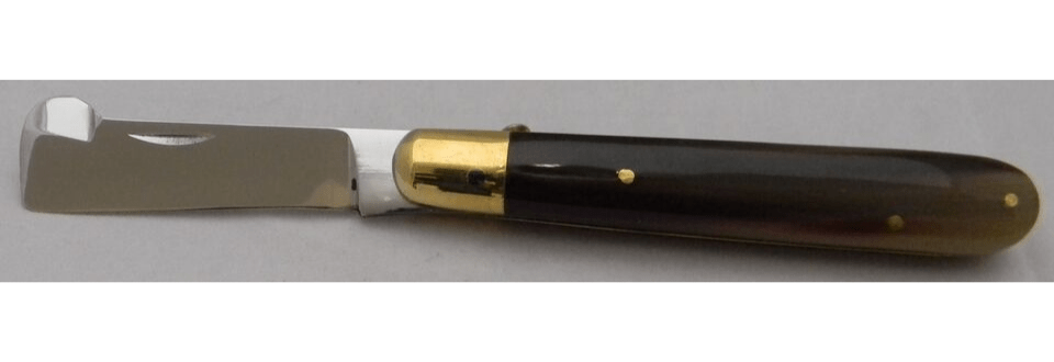 greffoir droite manche corne