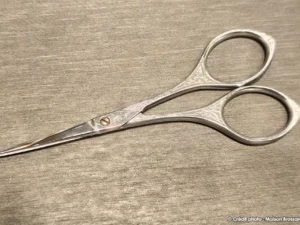 ciseaux a broder fleurs