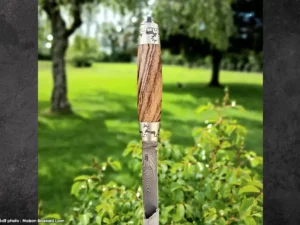 Couteau le Tonneau Bocote damas Carbone par JM Remaud 02